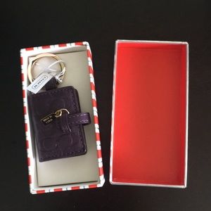 Authentic Coach luggage tag / picture holder NWT